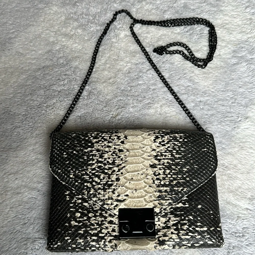 LOEFFLER RANDALL snake Python Embossed crossbody - Picture 2 of 10